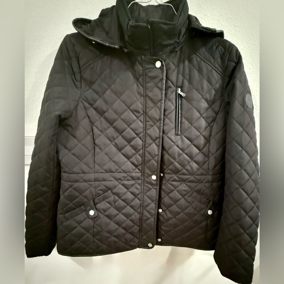 Lauren Ralph Lauren Black Quilted Women's Jacket Size Large - Picture 1 of 8